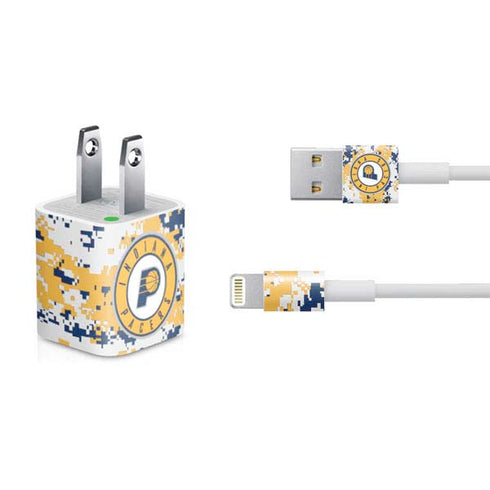 NBA Indiana Pacers Digi Camo iPhone Charger (5W USB) Skin