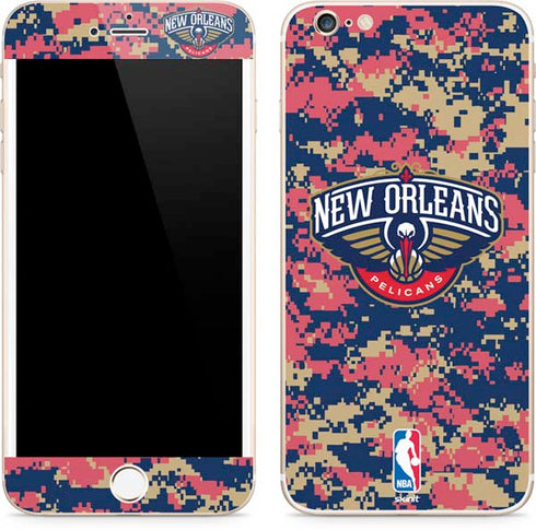 NBA New Orleans Pelicans Digi Camo iPhone 6/6s Plus Skin
