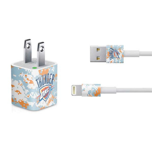NBA Oklahoma City Thunder Digi Camo iPhone Charger (5W USB) Skin