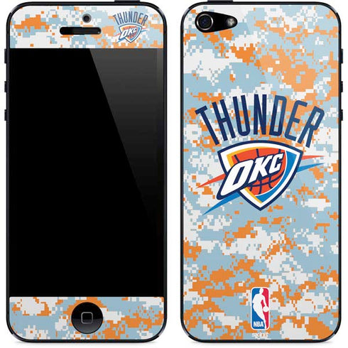 NBA Oklahoma City Thunder Digi Camo iPhone 5/5s/5SE Skin