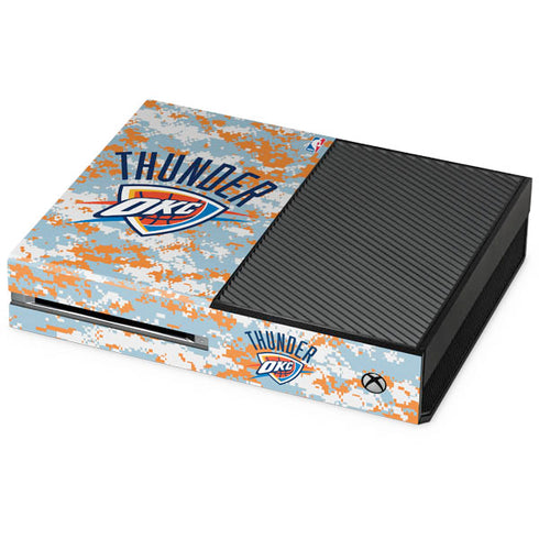 NBA Oklahoma City Thunder Digi Camo Xbox One Console Skin
