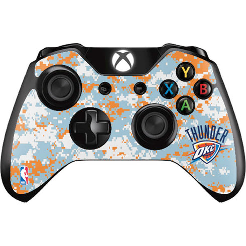 NBA Oklahoma City Thunder Digi Camo Xbox One Controller Skin