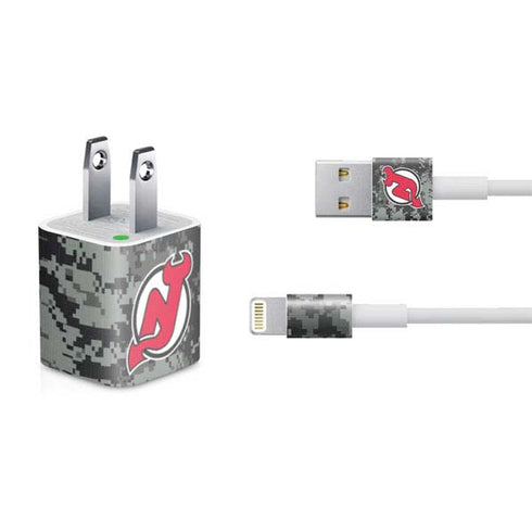 NHL New Jersey Devils Camo iPhone Charger (5W USB) Skin