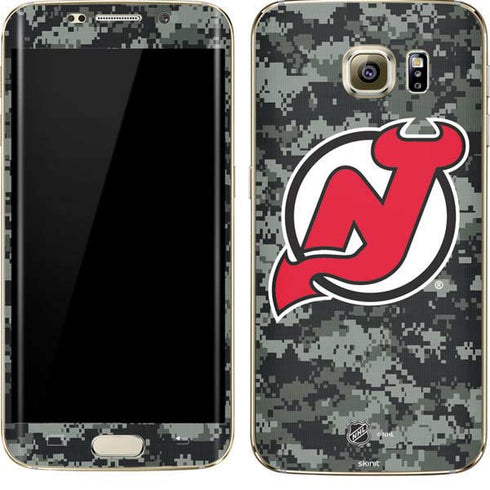 NHL New Jersey Devils Camo Galaxy S7 Edge Skin