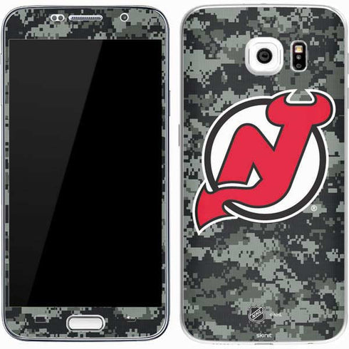 NHL New Jersey Devils Camo Galaxy S7 Skin