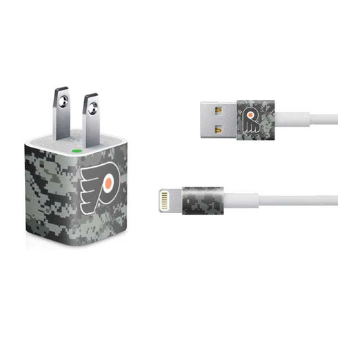 NHL Philadelphia Flyers Camo iPhone Charger (5W USB) Skin