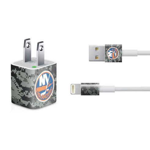 NHL New York Islanders Camo iPhone Charger (5W USB) Skin