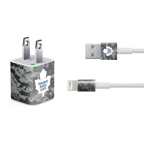 NHL Toronto Maple Leafs Camo iPhone Charger (5W USB) Skin