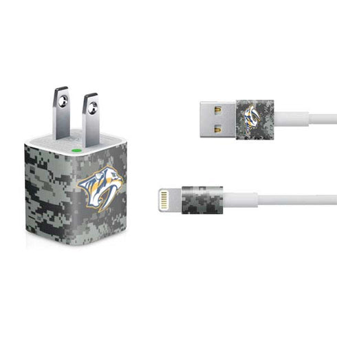 NHL Nashville Predators Camo iPhone Charger (5W USB) Skin