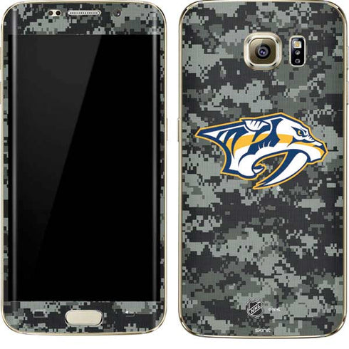 NHL Nashville Predators Camo Galaxy S7 Edge Skin