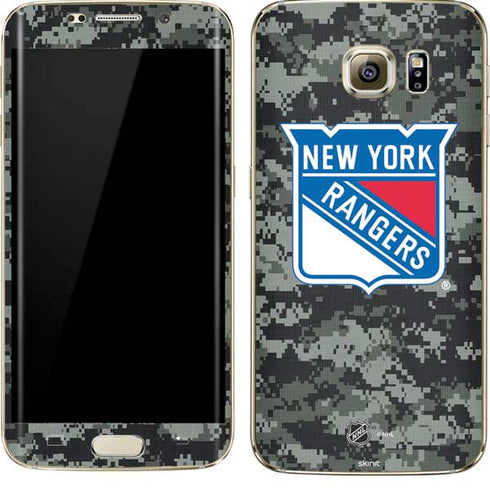 NHL New York Rangers Camo Galaxy S7 Edge Skin