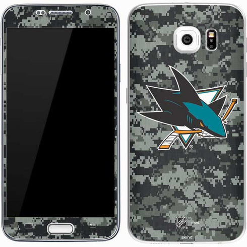 NHL San Jose Sharks Camo Galaxy S7 Skin