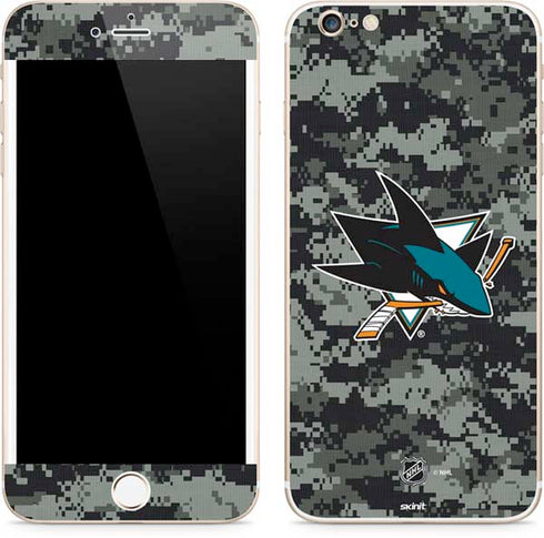 NHL San Jose Sharks Camo iPhone 6/6s Plus Skin