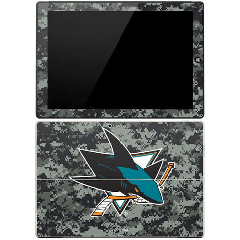 NHL San Jose Sharks Camo Surface Pro 3 Skin