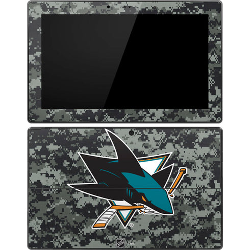 NHL San Jose Sharks Camo Surface Pro Tablet Skin