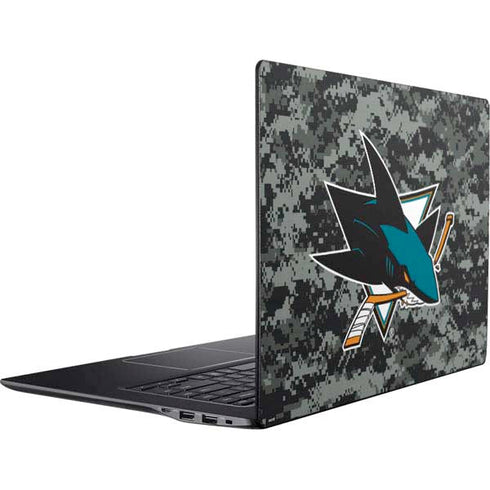 NHL San Jose Sharks Camo Ativ Book 9 (15.6in 2014) Skin
