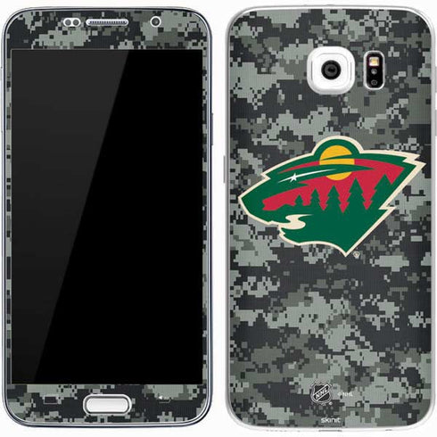 NHL Minnesota Wild Camo Galaxy S7 Skin
