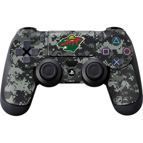 NHL Minnesota Wild Camo PS4 Controller Skin