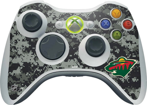 NHL Minnesota Wild Camo Xbox 360 Wireless Controller Skin