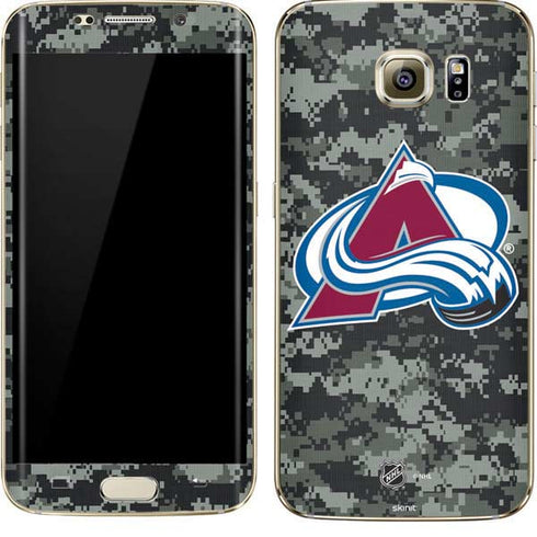 NHL Colorado Avalanche Camo Galaxy S7 Edge Skin
