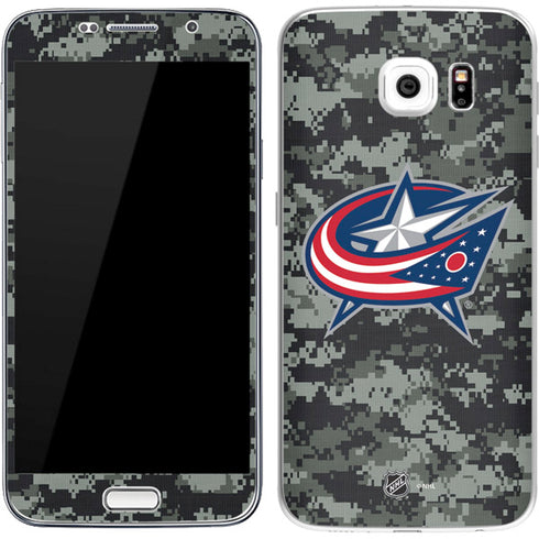 NHL Columbus Blue Jackets Camo Galaxy S7 Skin