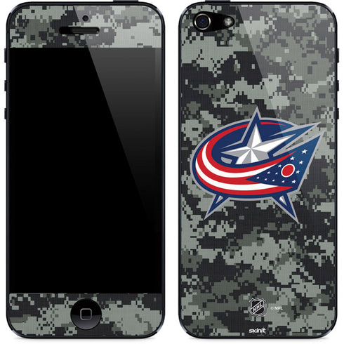 NHL Columbus Blue Jackets Camo iPhone 5/5s/5SE Skin