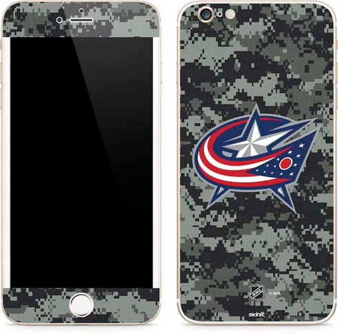 NHL Columbus Blue Jackets Camo iPhone 6/6s Plus Skin