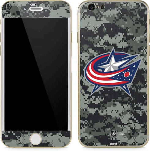 NHL Columbus Blue Jackets Camo iPhone 6/6s Skin
