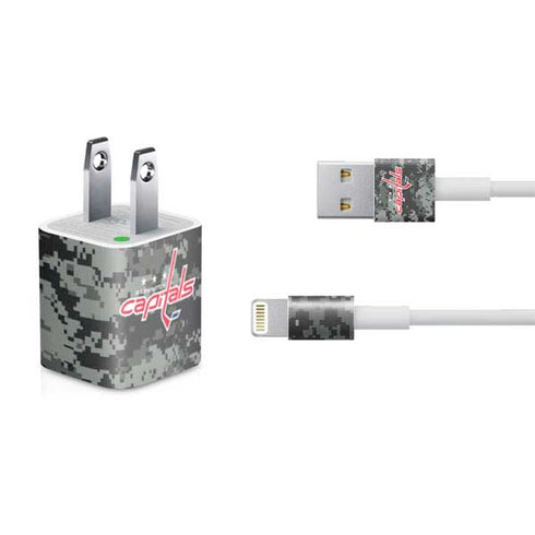 NHL Washington Capitals Camo iPhone Charger (5W USB) Skin