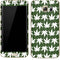 Marijuana Leaf White Pattern Galaxy S7 Edge Skin
