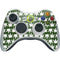 Marijuana Leaf White Pattern Xbox 360 Wireless Controller Skin