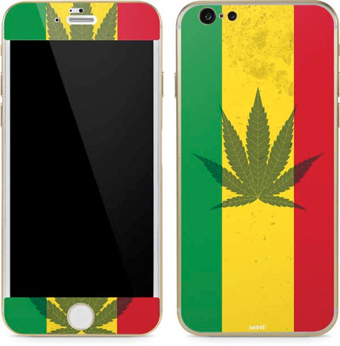 Marijuana Rasta Flag iPhone 6/6s Skin