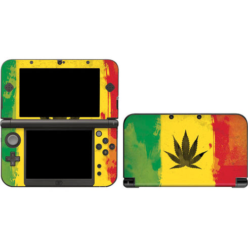 Marijuana Rasta Distressed 3DS XL 2015 Skin