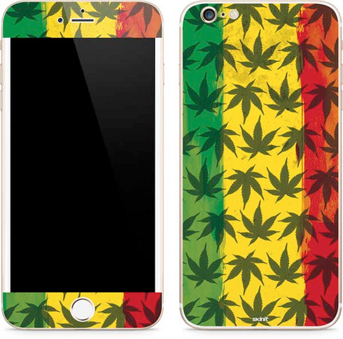 Marijuana Rasta Pattern iPhone 6/6s Plus Skin