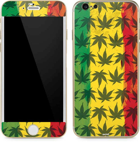 Marijuana Rasta Pattern iPhone 6/6s Skin