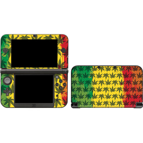Marijuana Rasta Pattern 3DS XL 2015 Skin