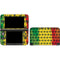 Marijuana Rasta Pattern 3DS XL 2015 Skin