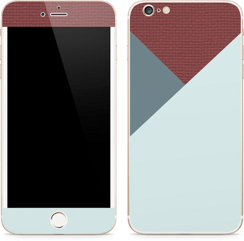 Marsala Triangle Shapes iPhone 6/6s Plus Skin