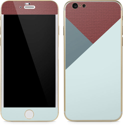 Marsala Triangle Shapes iPhone 6/6s Skin