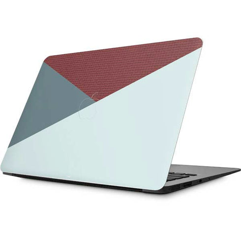 Marsala Triangle Shapes Apple MacBook Skin