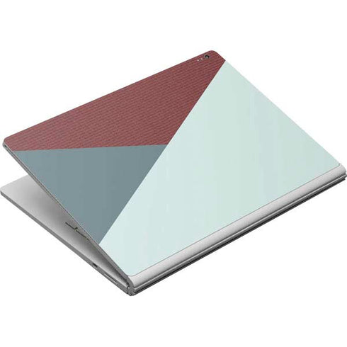 Marsala Triangle Shapes Surface Book Skin