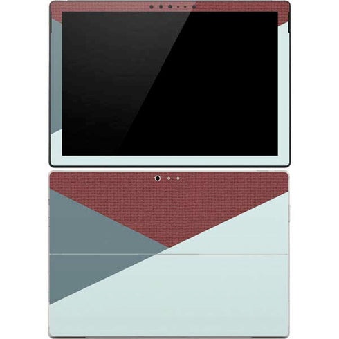 Marsala Triangle Shapes Surface Pro 4 Skin