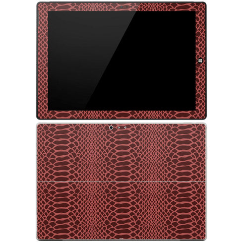 Marsala Snake Skin Surface Pro 3 Skin