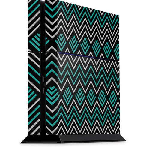Techno Chevron PS4 Console Skin