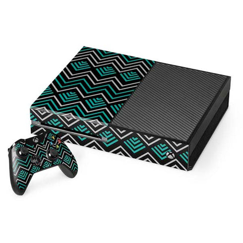 Techno Chevron Xbox One Console and Controller Bundle Skin