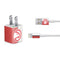 NBA Atlanta Hawks Canvas iPhone Charger (5W USB) Skin
