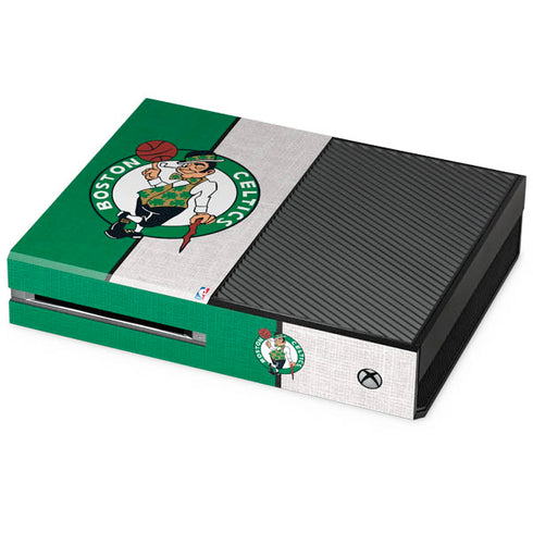 NBA Boston Celtics Canvas Xbox One Console Skin