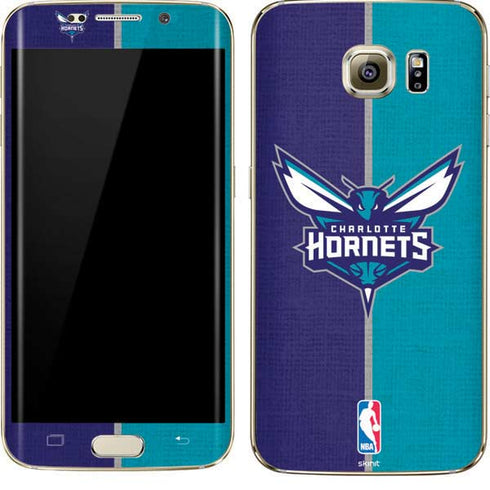 NBA Charlotte Hornets Canvas Galaxy S7 Edge Skin