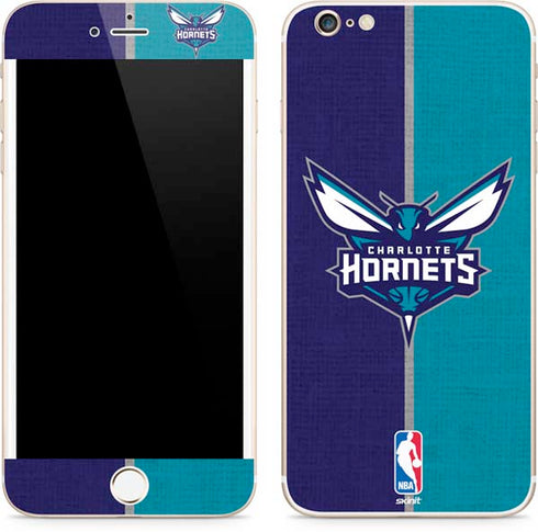 NBA Charlotte Hornets Canvas iPhone 6/6s Plus Skin