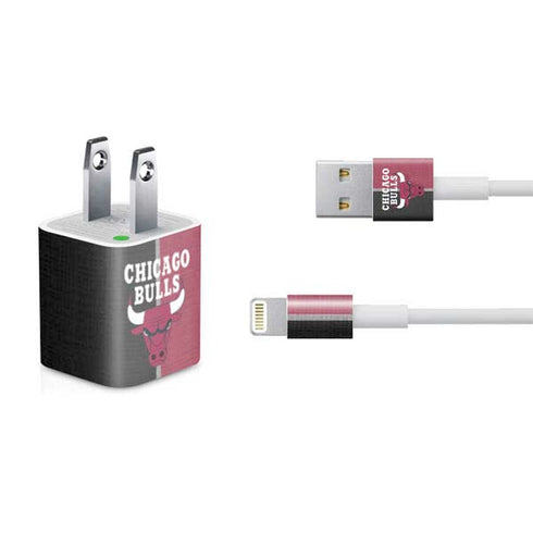 NBA Chicago Bulls Canvas iPhone Charger (5W USB) Skin